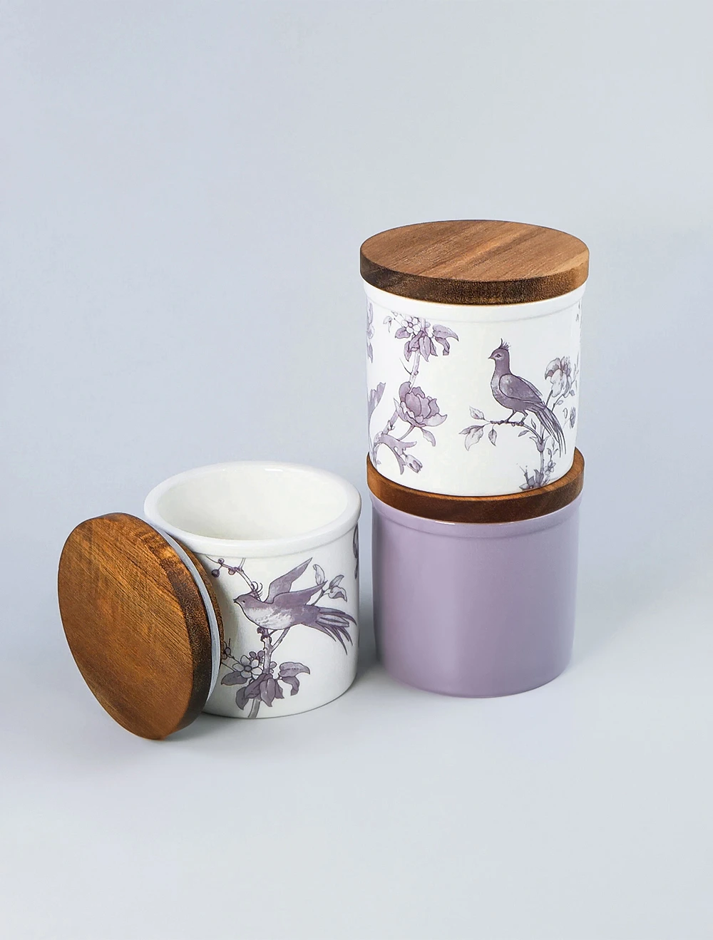 Набор из 3 ёмкостей для хранения сыпучих продуктов Monplaisir, 250 мл