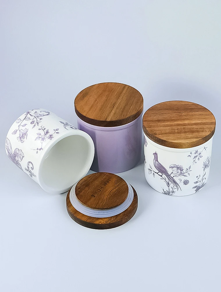 Набор из 3 ёмкостей для хранения сыпучих продуктов Monplaisir, 250 мл от Императорский фарфоровый завод