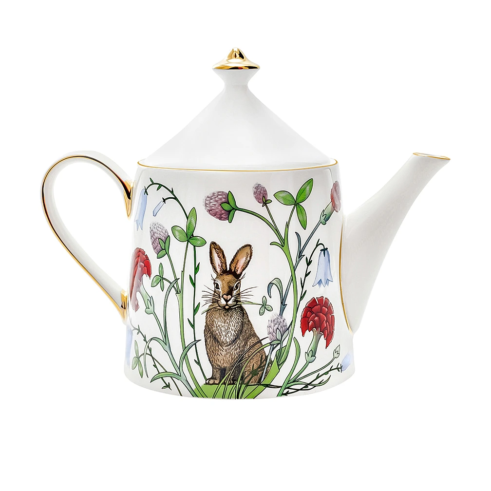 Заварочный чайник Сад Алисы, 830 мл от Императорский фарфоровый завод