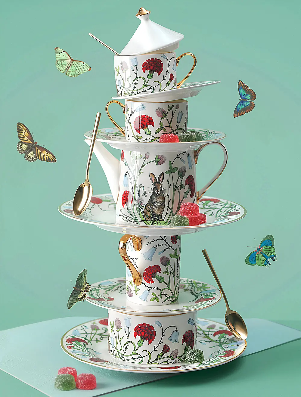 Заварочный чайник Сад Алисы, 830 мл