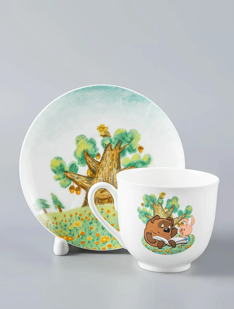 Детский набор из 2 предметов Винни-Пух от Императорский фарфоровый завод