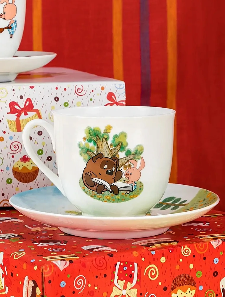 Детский набор из 2 предметов Винни-Пух от Императорский фарфоровый завод