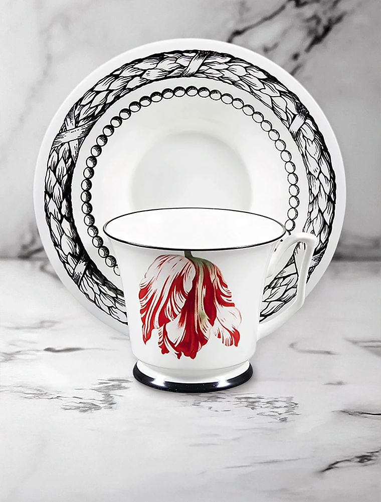 Чайная пара Волшебный сад, 210 мл от Императорский фарфоровый завод