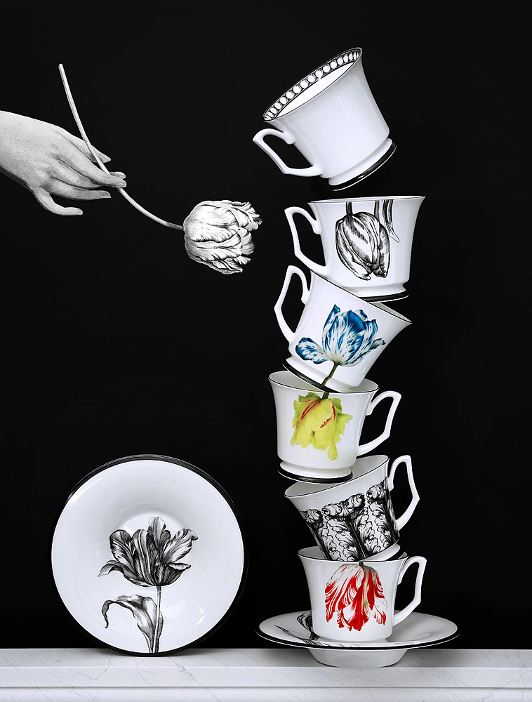 Чайная пара Волшебный сад, 210 мл от Императорский фарфоровый завод