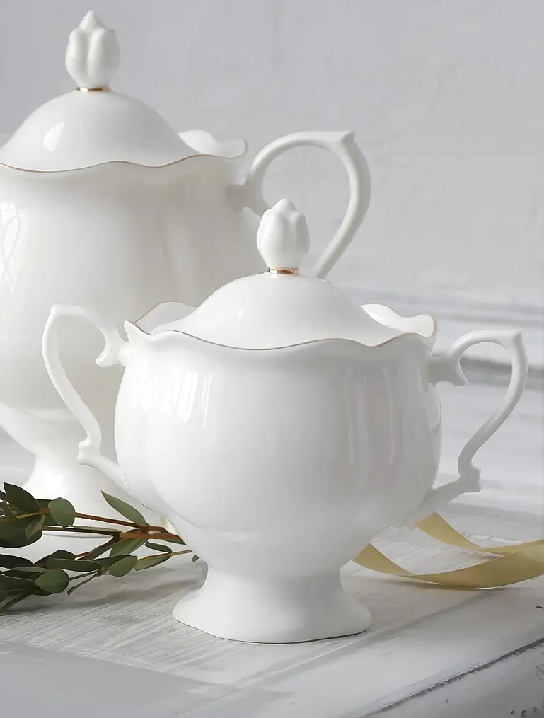 Сахарница Золотая лента, 300 мл от Императорский фарфоровый завод