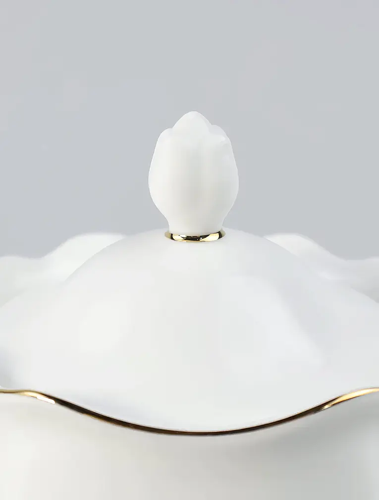 Сахарница Золотая лента, 300 мл от Императорский фарфоровый завод