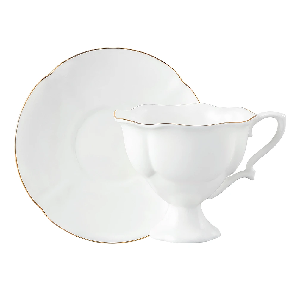 Чайная пара Золотая лента, 220 мл от Императорский фарфоровый завод