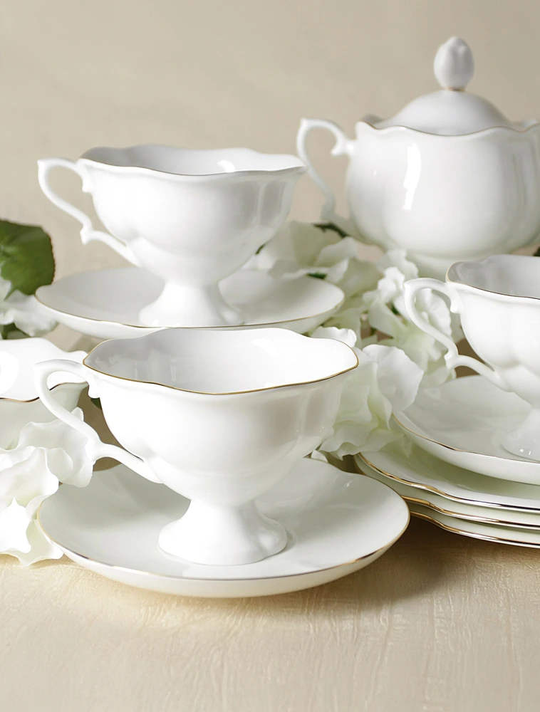 Чайная пара Золотая лента, 220 мл от Императорский фарфоровый завод