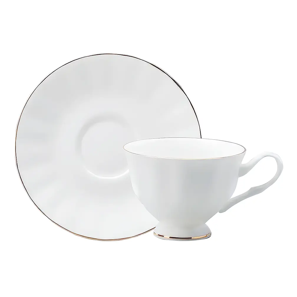 Чайная пара Золотая лента, 220 мл от Императорский фарфоровый завод