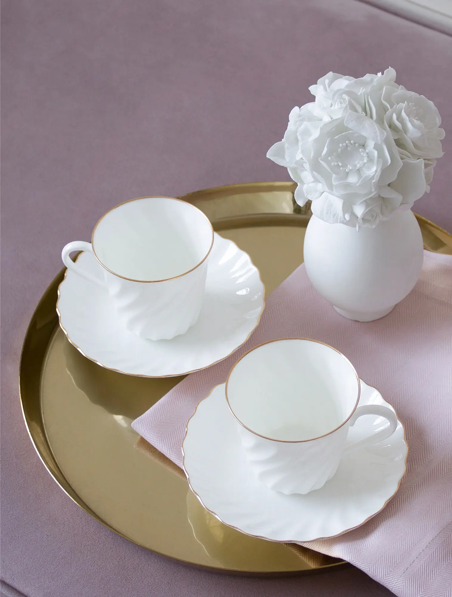 Кофейная пара Золотой кантик, 155 мл