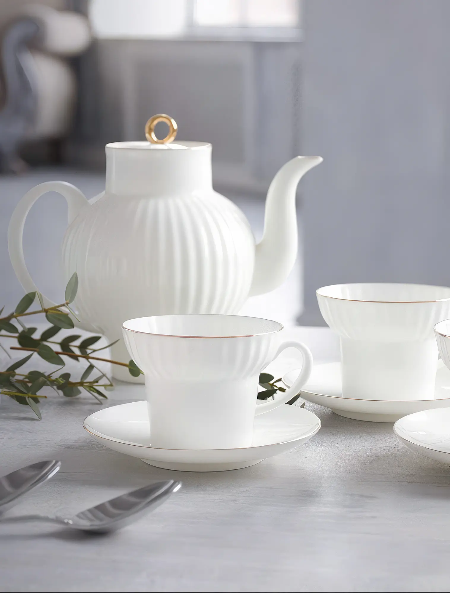 Кофейная пара Золотой кантик, 155 мл