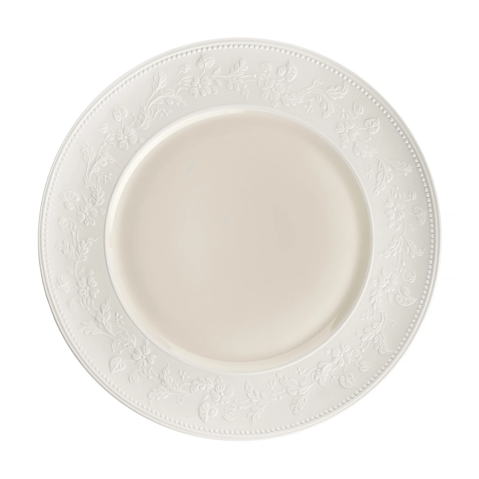 Обеденная тарелка Georgia Ivory, 25,5 см