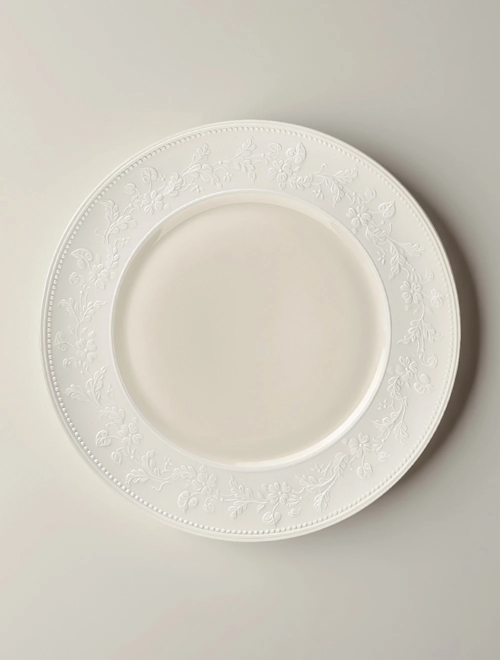 Обеденная тарелка Georgia Ivory, 25,5 см