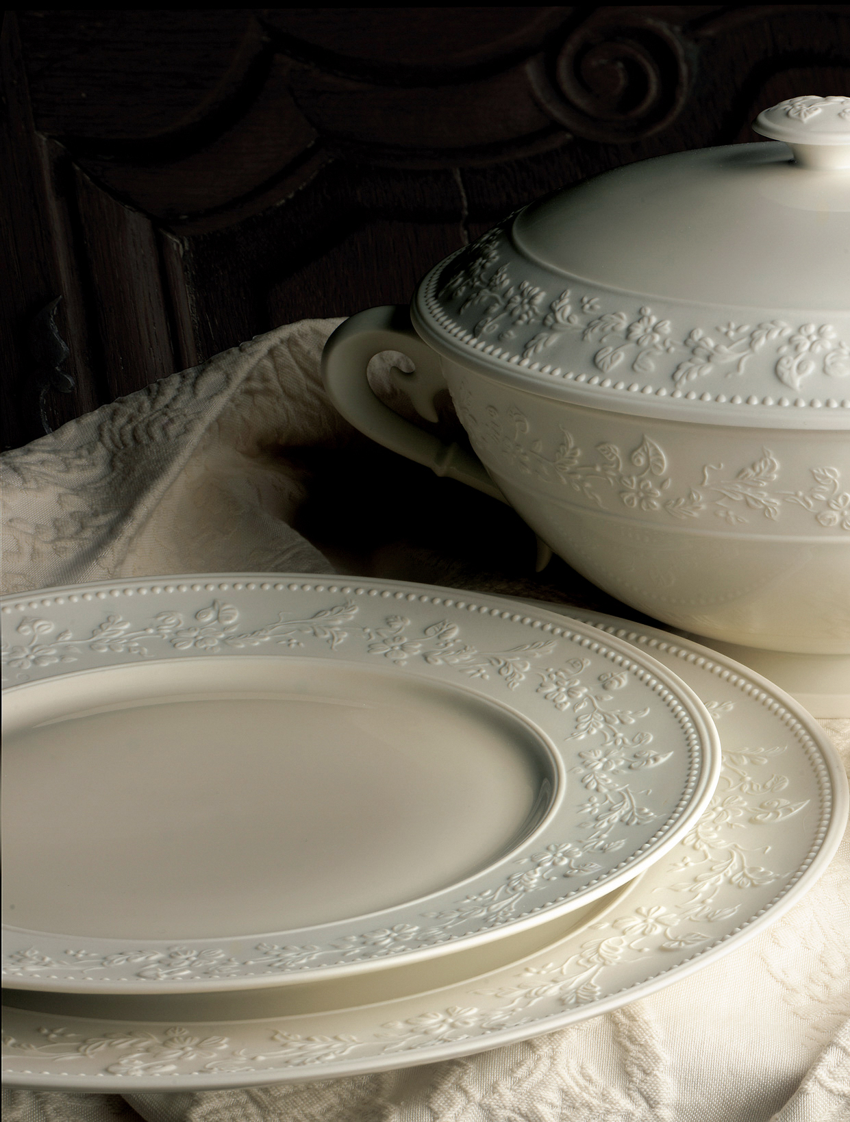 Закусочная тарелка Georgia Ivory, 21 см от J.L.Coquet