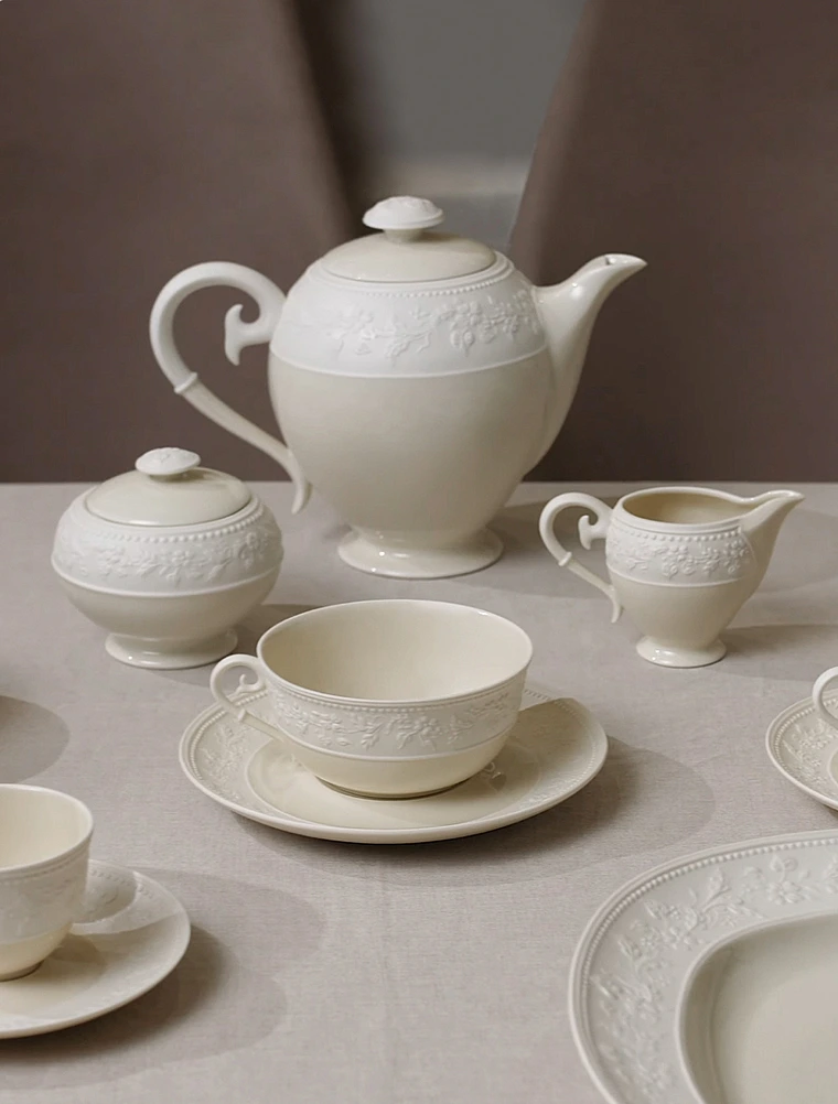 Блюдце для чайной чашки Georgia Ivory 300 мл от J.L.Coquet