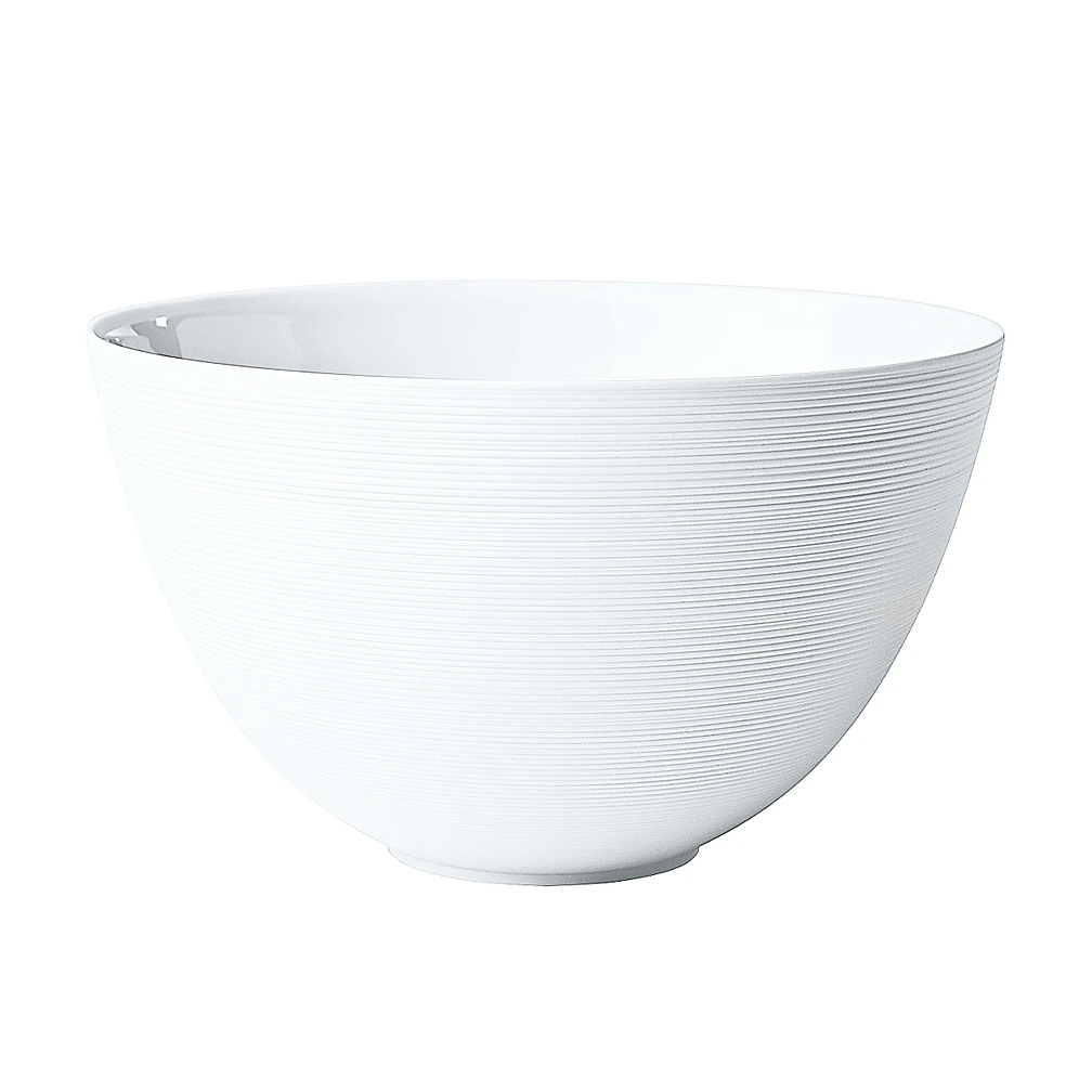 Сервировочный салатник Hemisphere Satin White, 21 см от J.L.Coquet