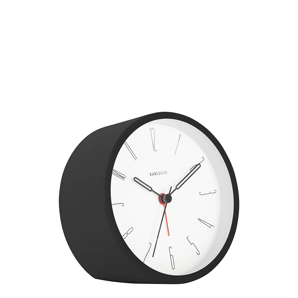 Настольные часы-будильник Belle Numbers, 11 см от Karlsson