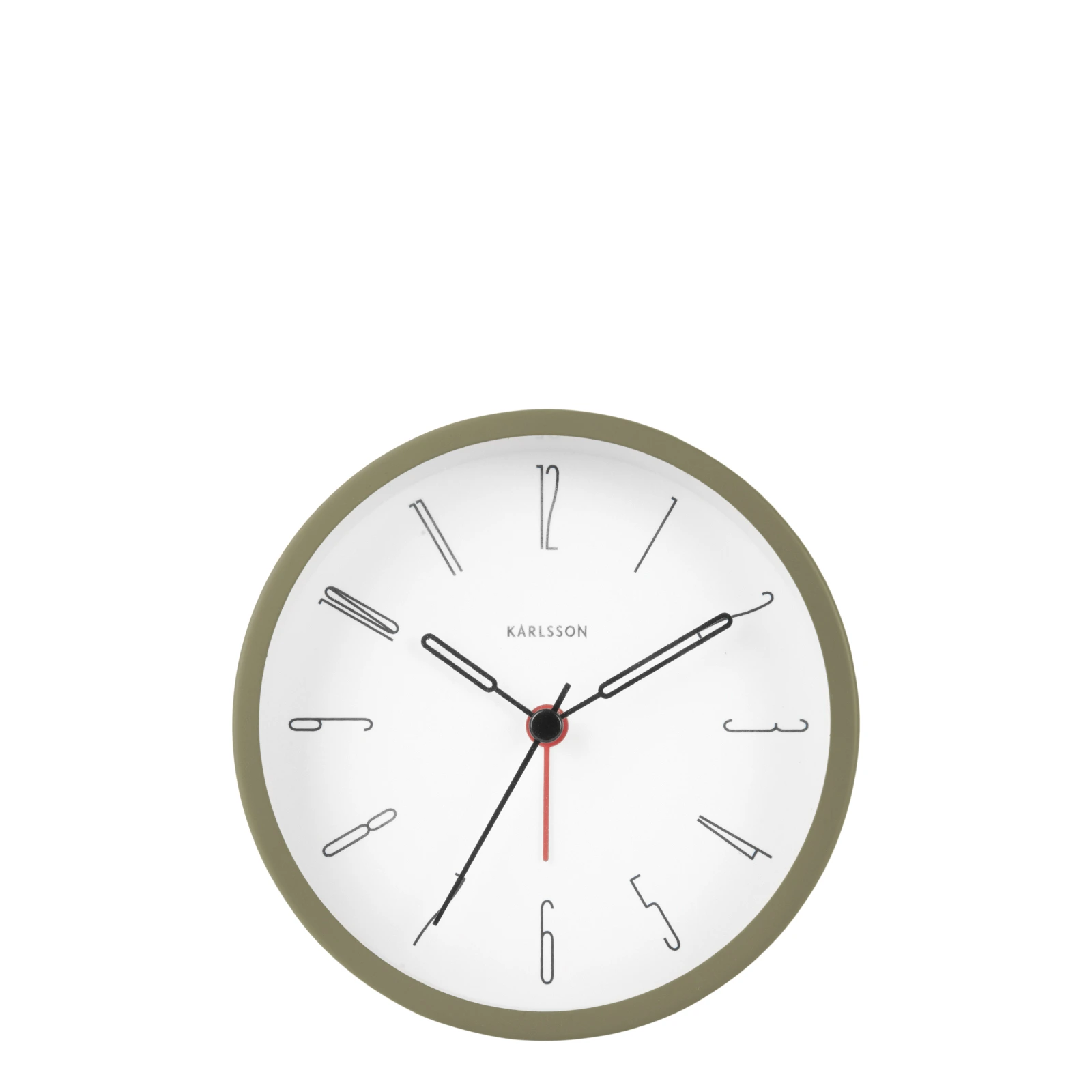 Настольные часы-будильник Belle Numbers, 11 см