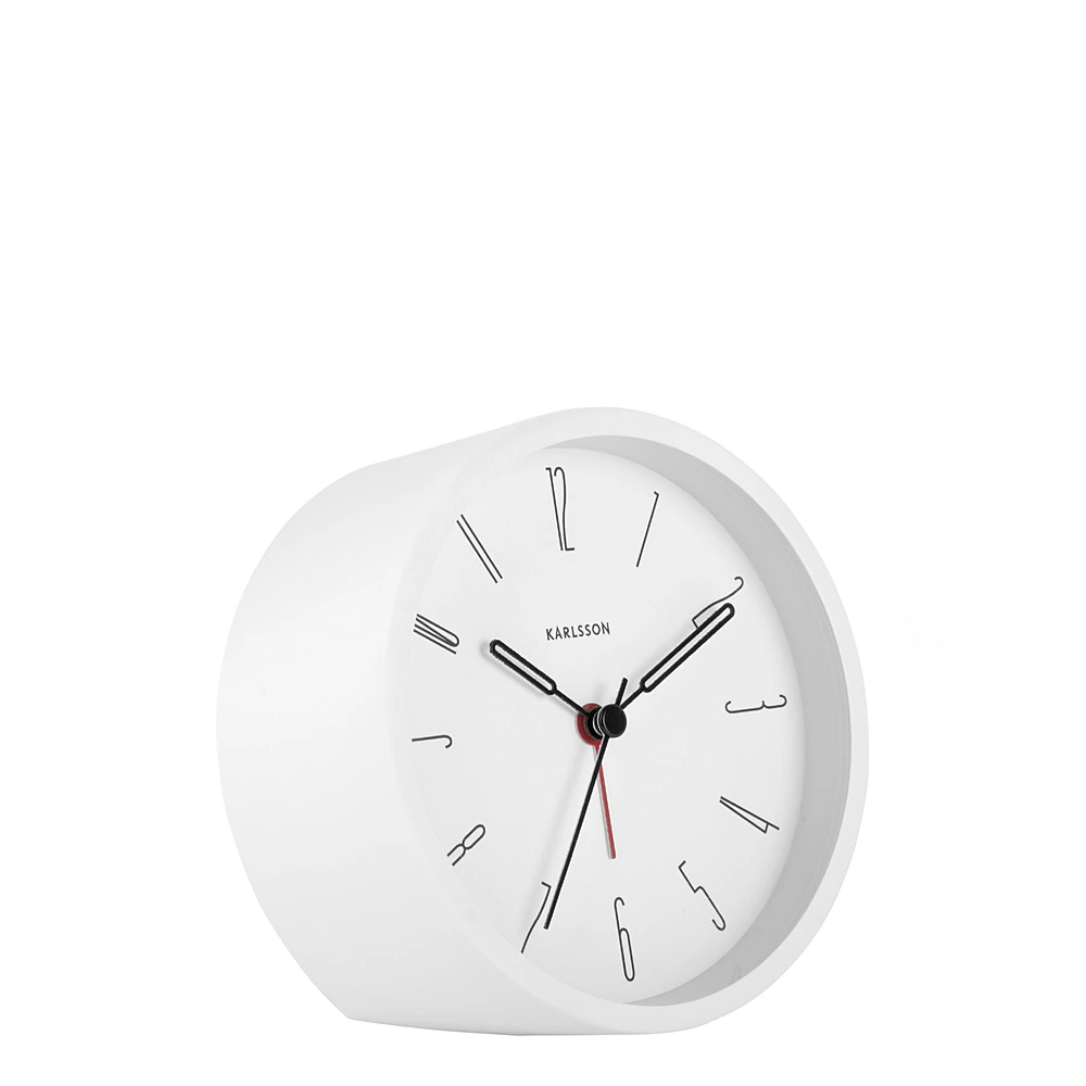 Настольные часы-будильник Belle Numbers, 11 см от Karlsson