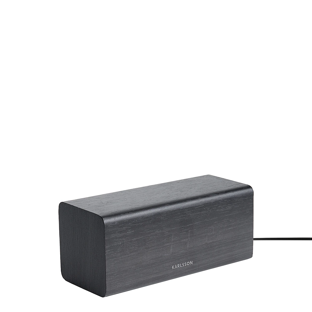 Настольные часы-будильник с термометром Block, 16х7 см от Karlsson