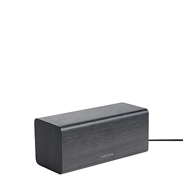 Настольные часы-будильник с термометром Block, 16х7 см