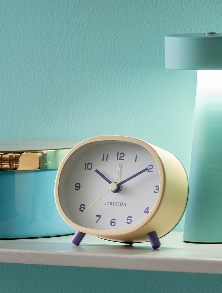 Настольные часы-будильник Cheeky, 9,5х8 см от Karlsson