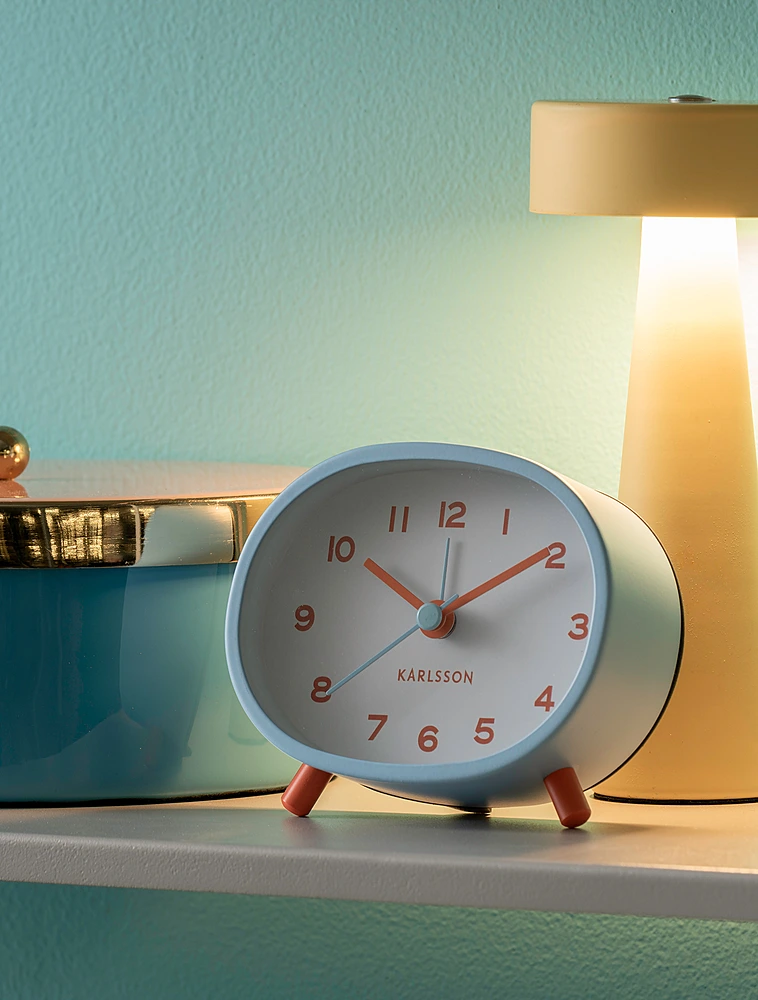 Настольные часы-будильник Cheeky, 9,5х8 см от Karlsson