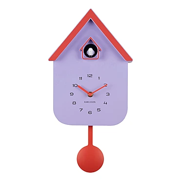 Настенные часы с кукушкой и маятником Dupla Color Cuckoo, 21,5х41,5 см