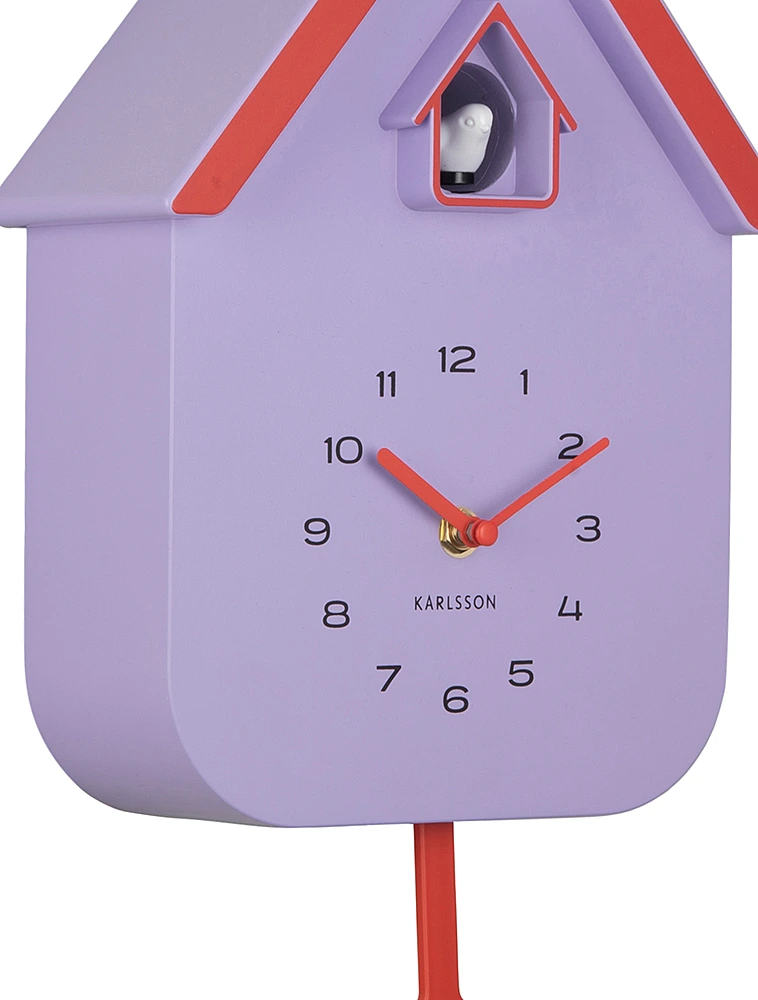 Настенные часы с кукушкой и маятником Dupla Color Cuckoo, 21,5х41,5 см от Karlsson