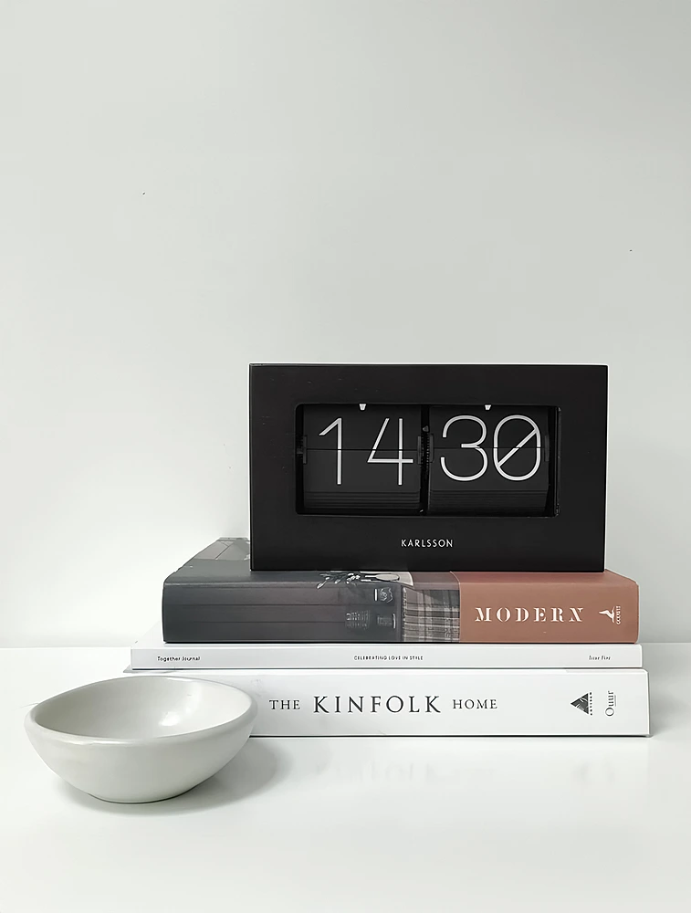 Настольные часы Flip, 20,5х11,5 см от Karlsson
