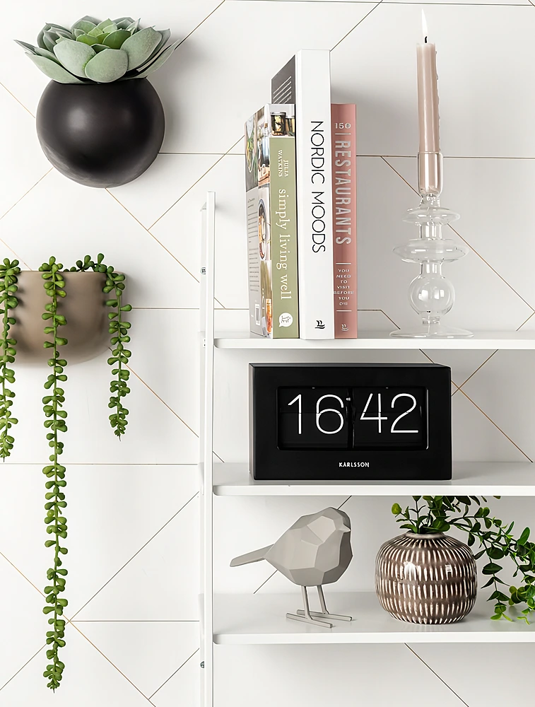 Настольные часы Flip, 20,5х11,5 см от Karlsson