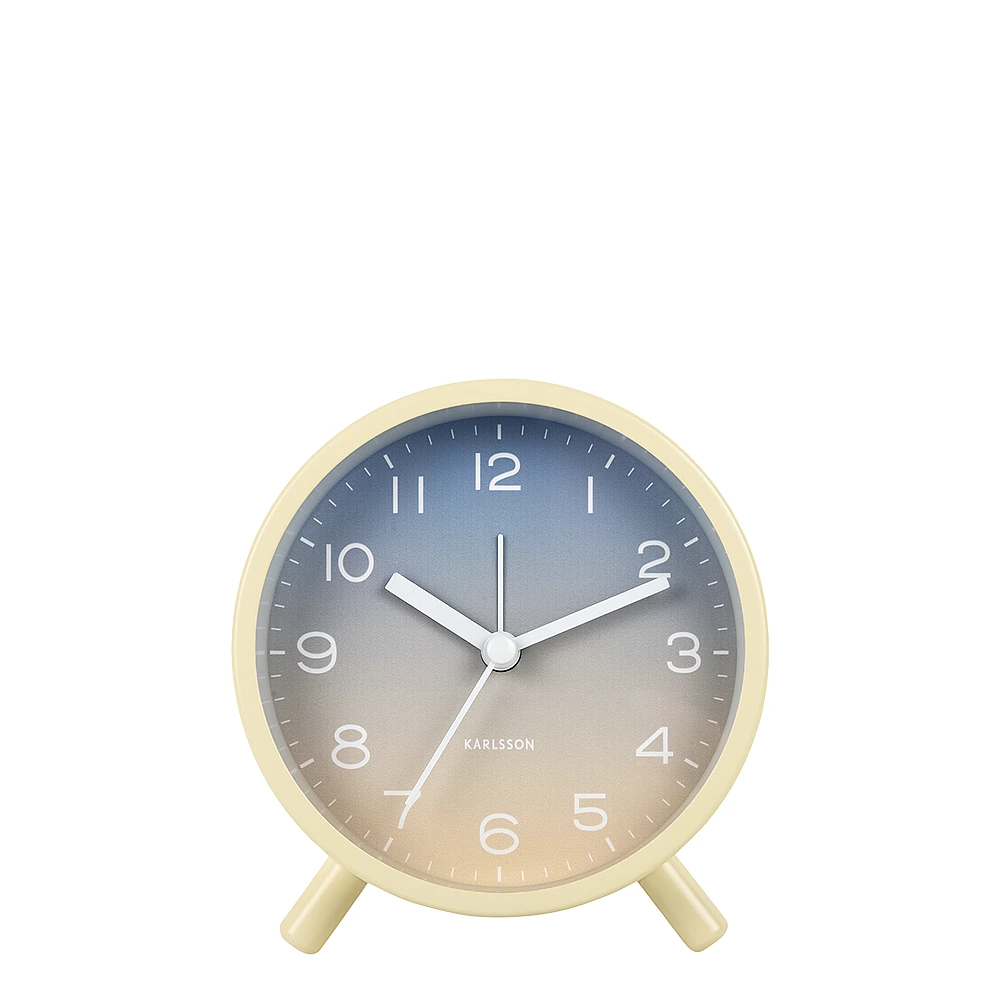 Настольные часы-будильник Gradient, 11,5х11,5 см от Karlsson