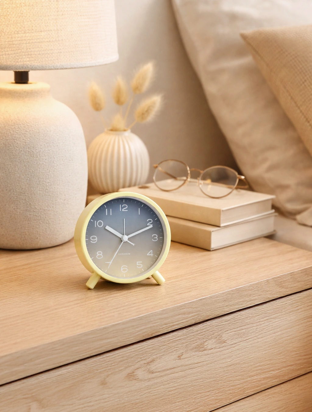 Настольные часы-будильник Gradient, 11,5х11,5 см