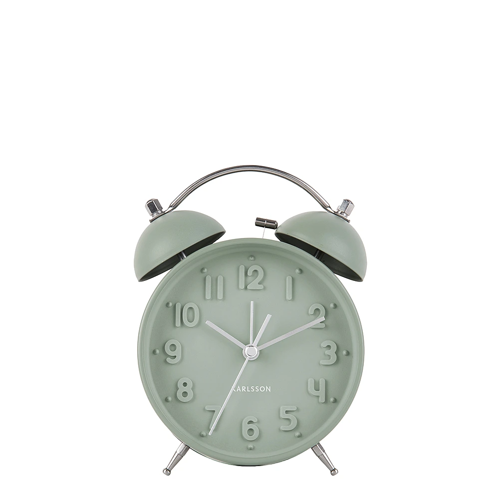 Настольные часы-будильник Iconic, 11х14 см от Karlsson