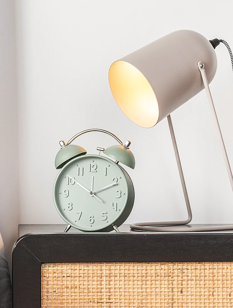 Настольные часы-будильник Iconic, 11х14 см от Karlsson