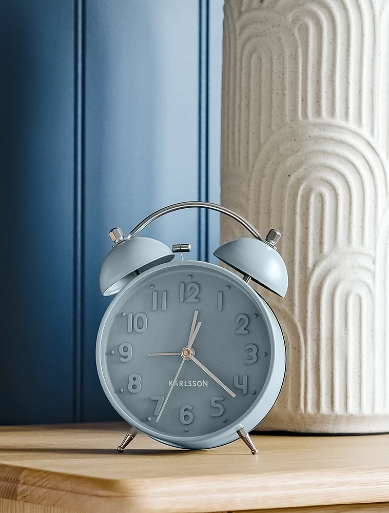 Настольные часы-будильник Iconic, 11х14 см от Karlsson