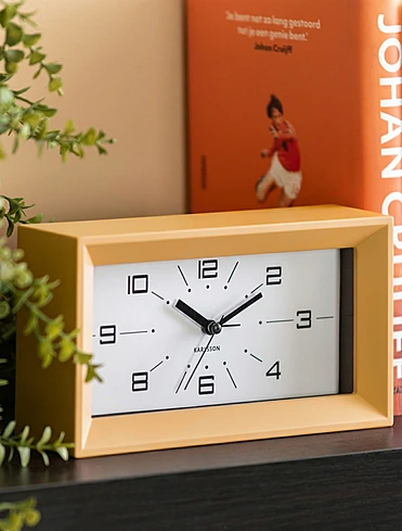 Настольные часы-будильник Lujo Rectangle, 20х11 см