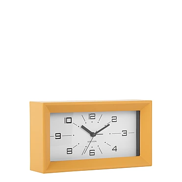 Настольные часы-будильник Lujo Rectangle, 20х11 см