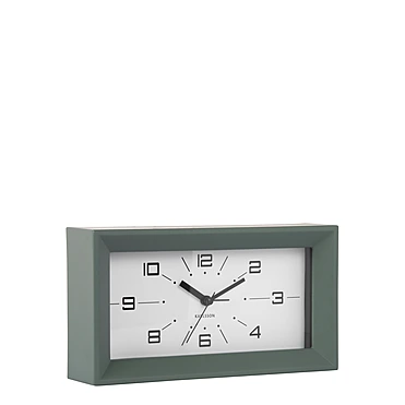 Настольные часы-будильник Lujo Rectangle, 20х11 см