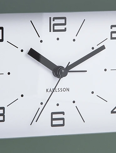 Настольные часы-будильник Lujo Rectangle, 20х11 см