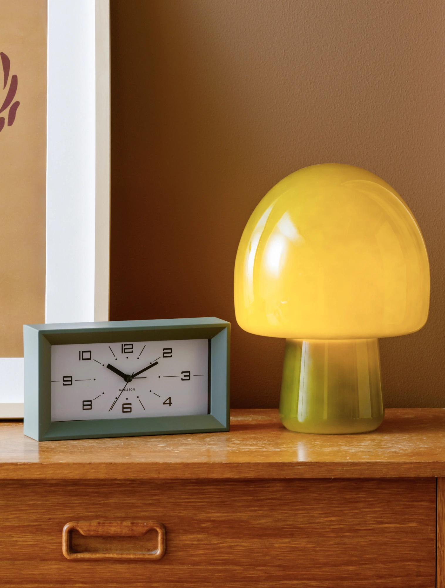 Настольные часы-будильник Lujo Rectangle, 20х11 см