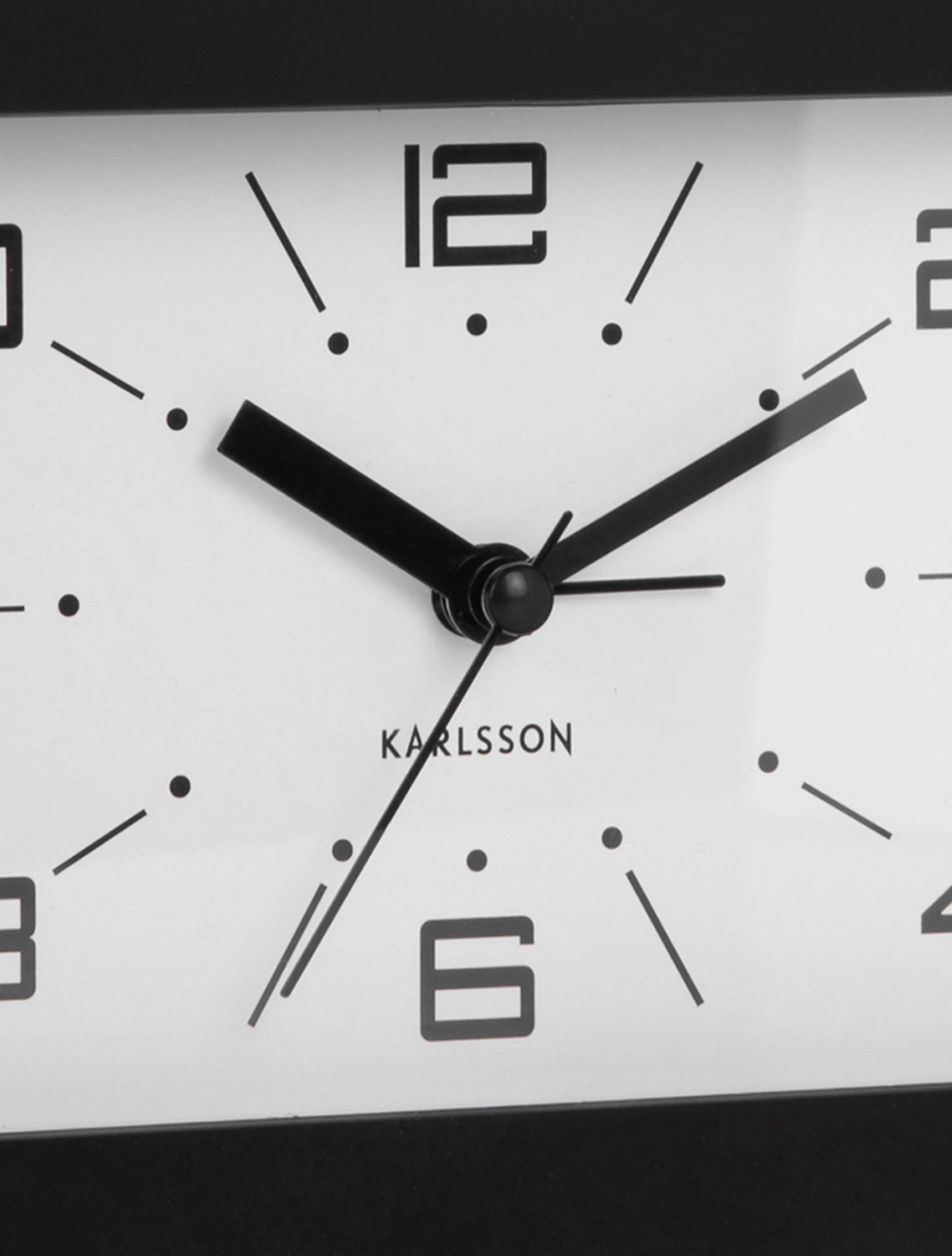 Настольные часы-будильник Lujo Rectangle, 20х11 см