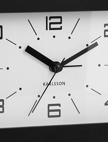 Настольные часы-будильник Lujo Rectangle, 20х11 см