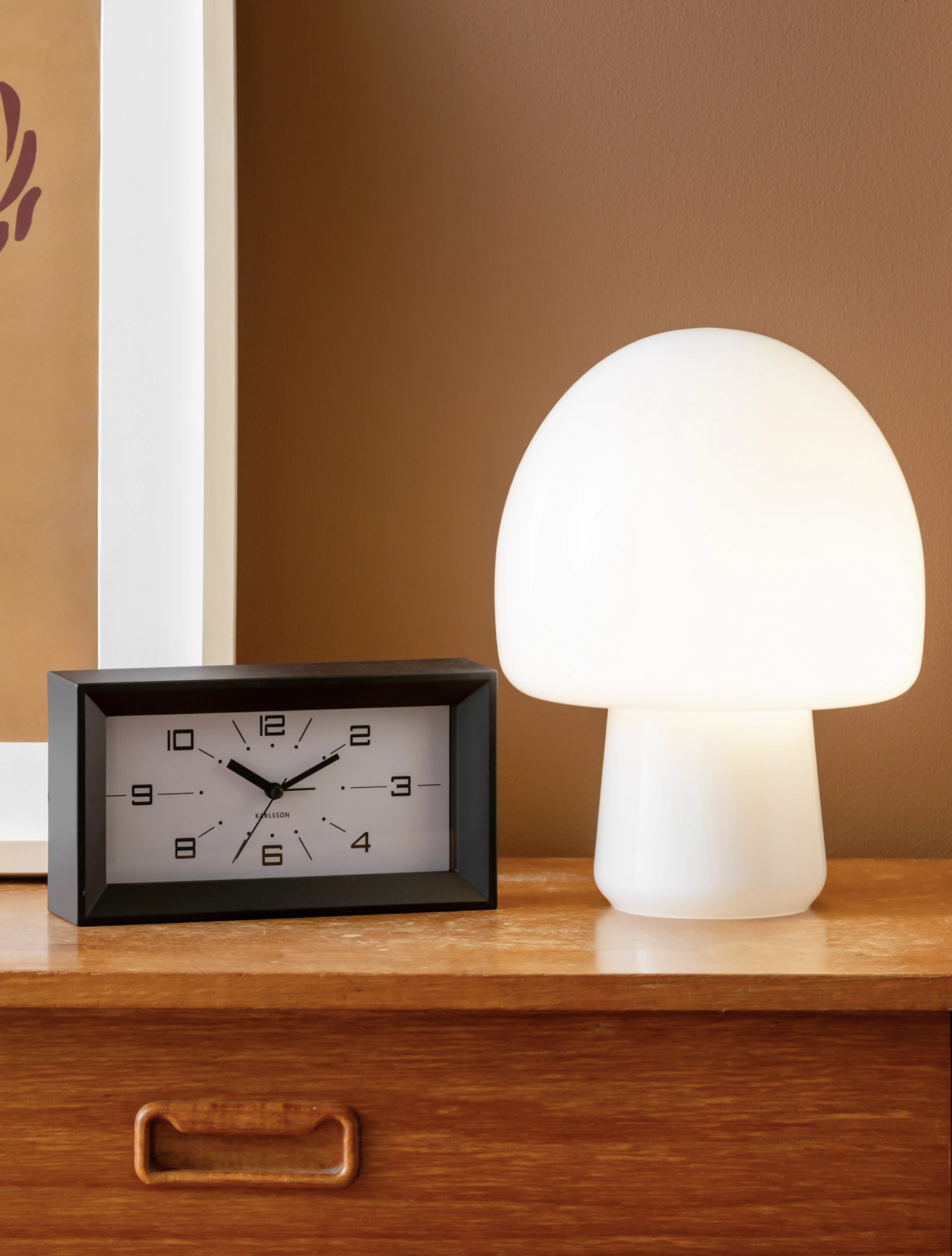 Настольные часы-будильник Lujo Rectangle, 20х11 см