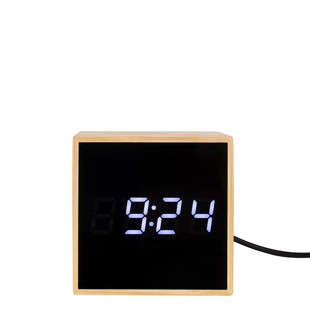 Настольные часы-будильник с термометром Mini Cube, 6,5х6,5 см от Karlsson