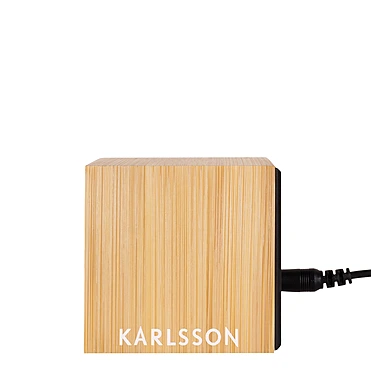 Настольные часы-будильник с термометром Mini Cube, 6,5х6,5 см