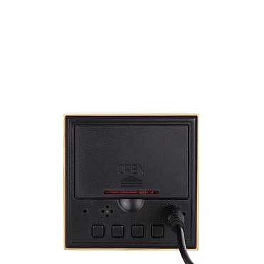 Настольные часы-будильник с термометром Mini Cube, 6,5х6,5 см