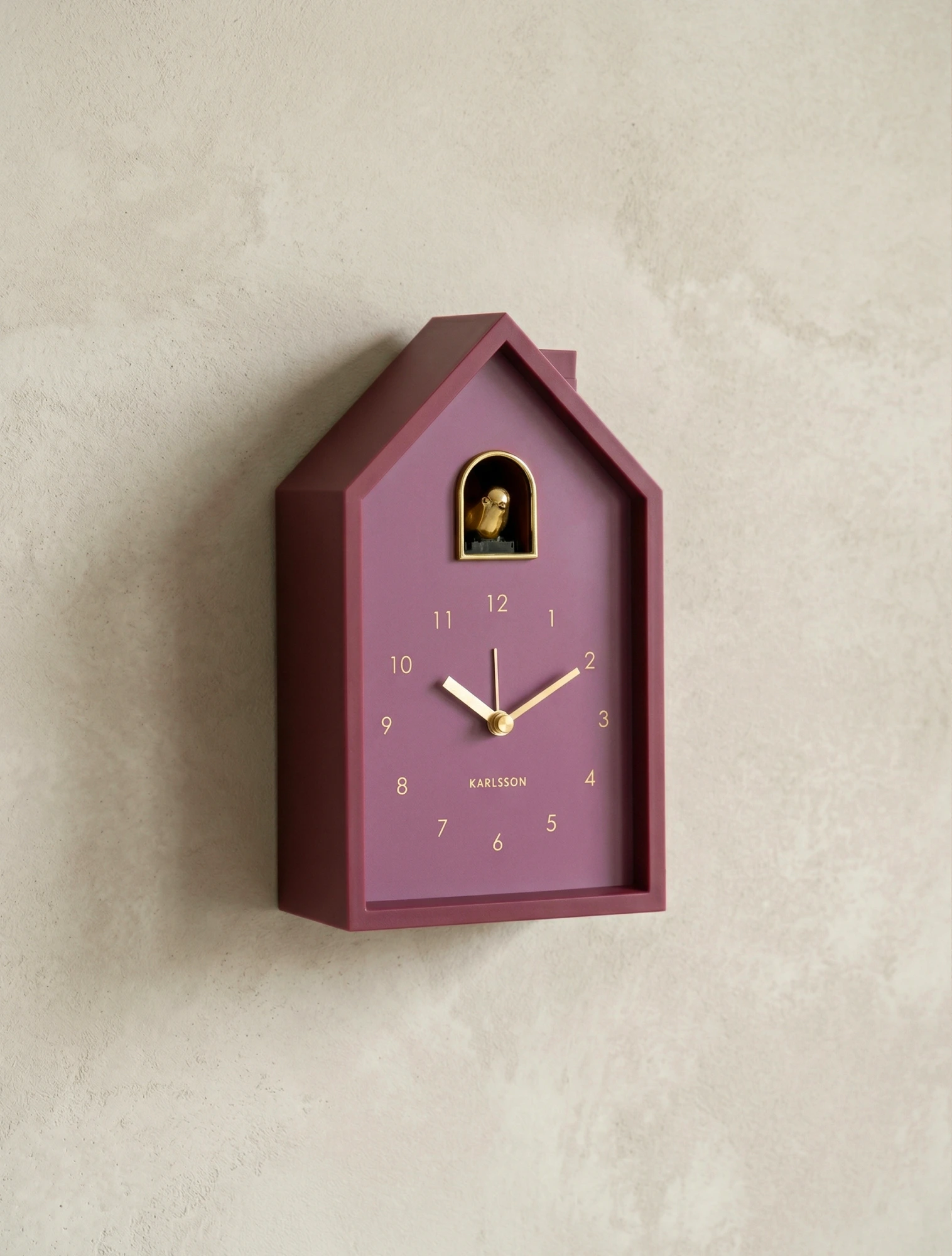 Настольные часы-будильник с кукушкой Modern Cuckoo, 12х20 см