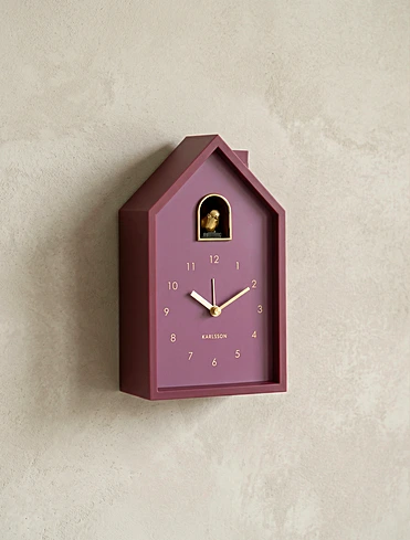 Настольные часы-будильник с кукушкой Modern Cuckoo, 12х20 см