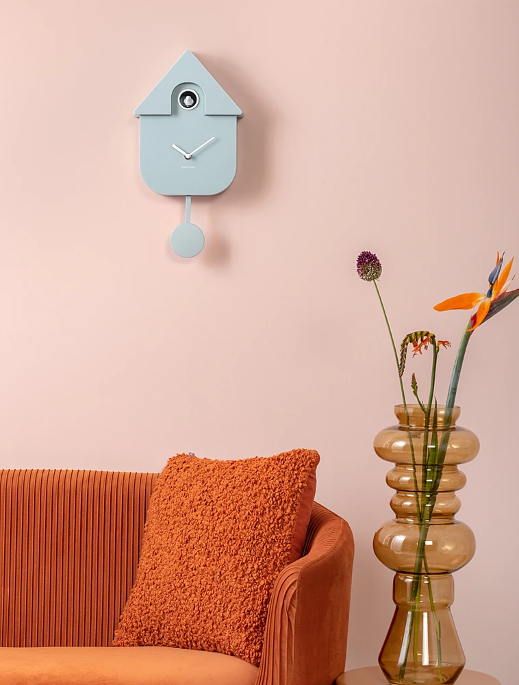 Настенные часы с кукушкой и маятником Modern Cuckoo, 21,5х41 см от Karlsson